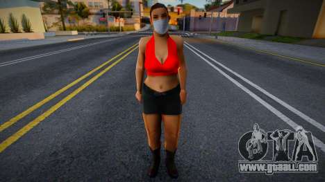 Sfypro in a protective mask for GTA San Andreas