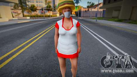 Wfyburg in a protective mask for GTA San Andreas