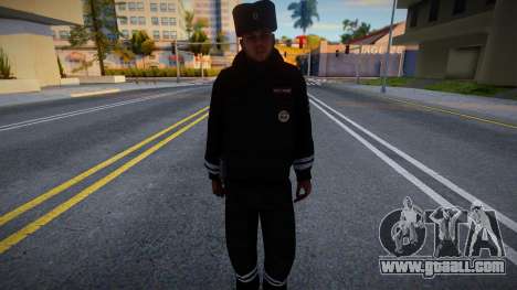 Officer in the form of traffic police for GTA San Andreas