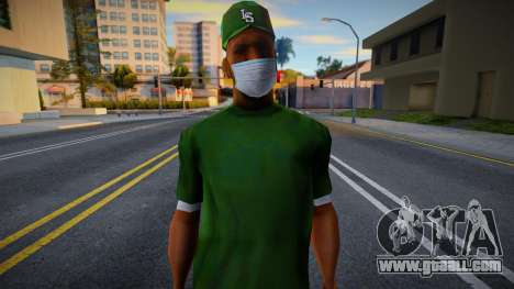 Sweet in a protective mask for GTA San Andreas