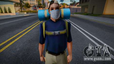 Wmybp in a protective mask for GTA San Andreas