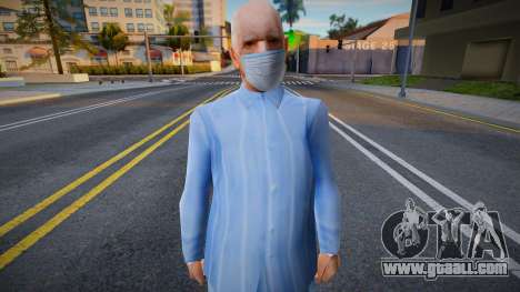 Wmopj in a protective mask for GTA San Andreas