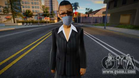 Sofybu in a protective mask for GTA San Andreas
