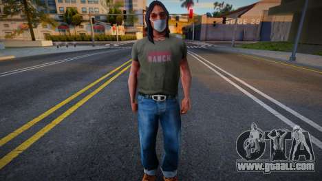 Dnmylc in a protective mask for GTA San Andreas