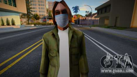 Wmyst in a protective mask for GTA San Andreas