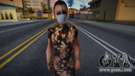 Vwfywa2 in a protective mask for GTA San Andreas