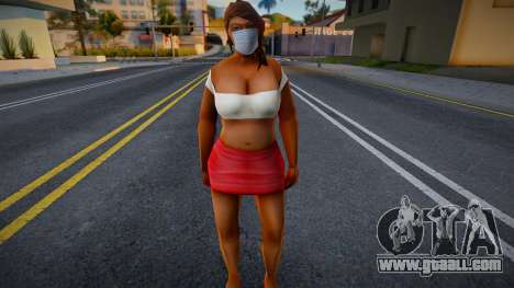 Vbfypro in a protective mask for GTA San Andreas