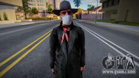 Dwmolc2 in a protective mask for GTA San Andreas