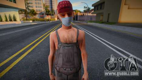 Cwmohb1 in a protective mask for GTA San Andreas