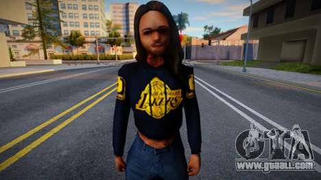 Mexican Girl clothes LAKERS for GTA San Andreas