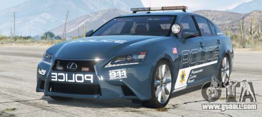 Lexus GS 350 F Sport 2013〡Seacrest County Police v3.0 for GTA 5