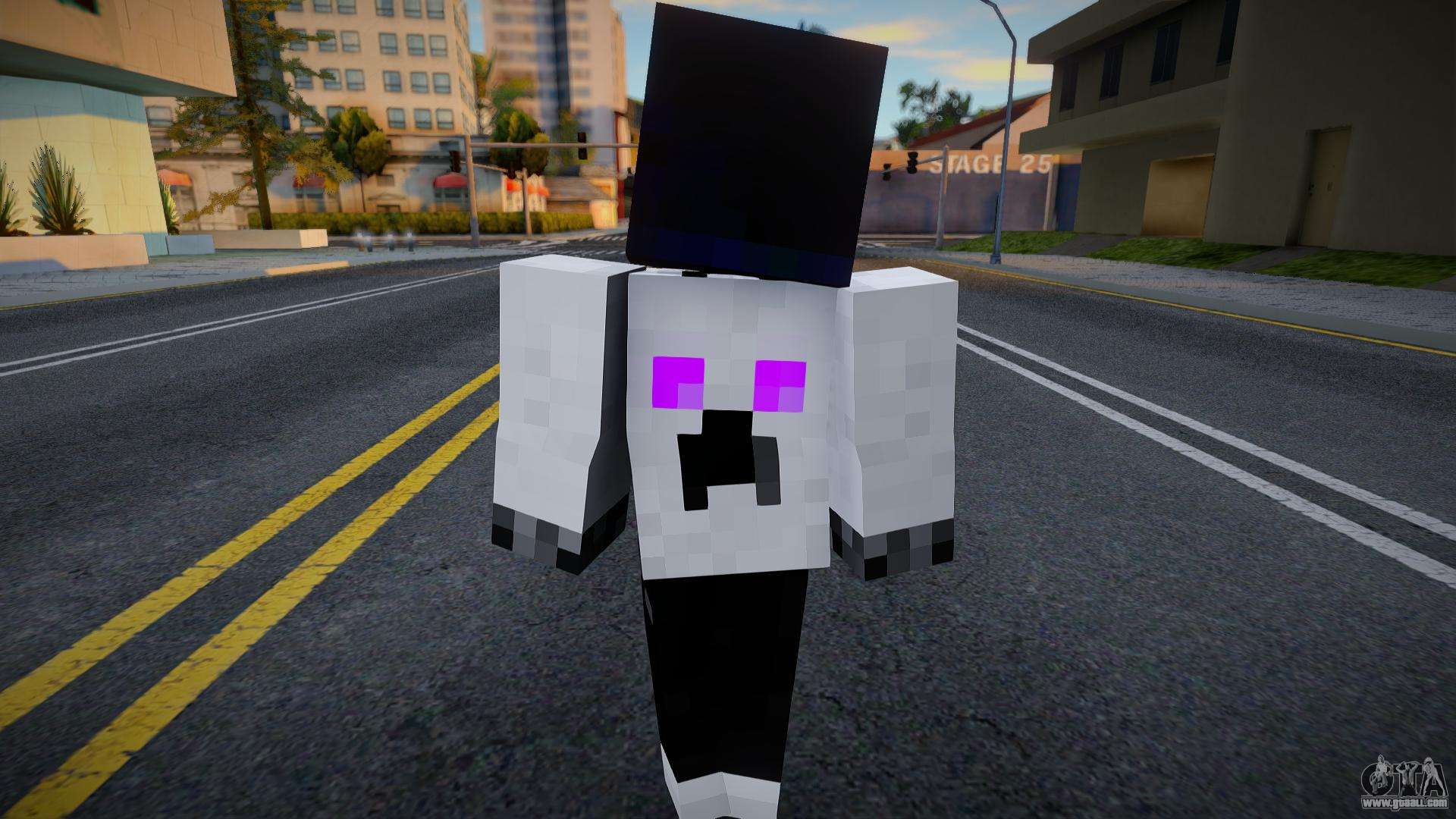 GTA San Andreas [Minecraft] Enderman Mod 