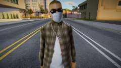 Hmycr in a protective mask for GTA San Andreas