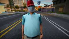 Wmygol2 in a protective mask for GTA San Andreas