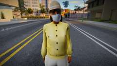 Sbfori in a protective mask for GTA San Andreas