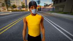 Bmymoun in a protective mask for GTA San Andreas