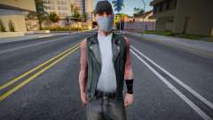 Bikdrug in a protective mask for GTA San Andreas