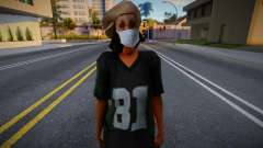 Kendl in a protective mask for GTA San Andreas