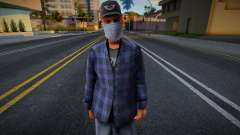 Wmycd1 in a protective mask for GTA San Andreas