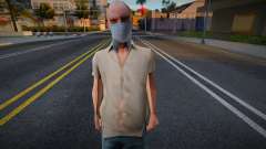Wmost in a protective mask for GTA San Andreas