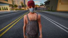 Cwmohb1 in a protective mask for GTA San Andreas
