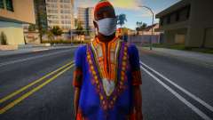 Sbmyst in a protective mask for GTA San Andreas