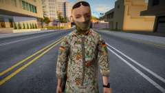 Girl in military uniform for GTA San Andreas
