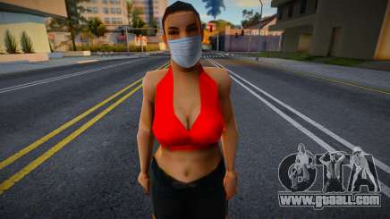 Sfypro in a protective mask for GTA San Andreas