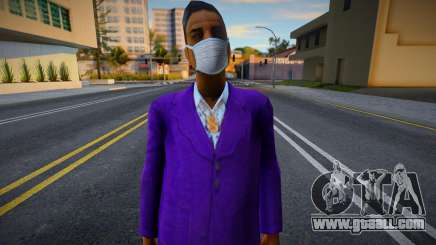 Jizzy in a protective mask for GTA San Andreas