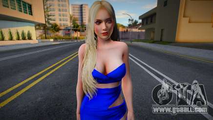 Helena Blue Dress for GTA San Andreas