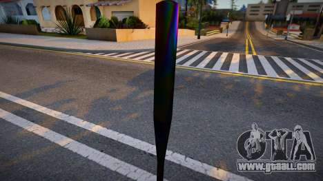 Iridescent Chrome Weapon - Bat for GTA San Andreas
