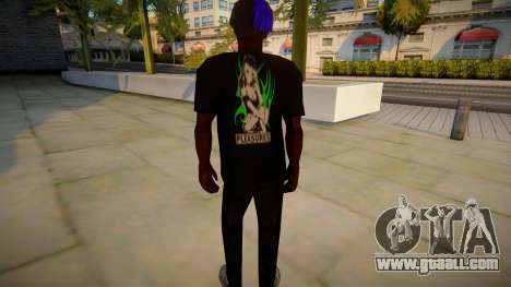 A young guy with a fashionable hairstyle for GTA San Andreas