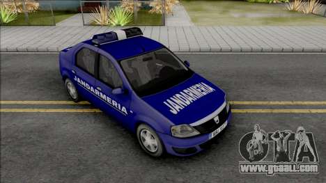 Dacia Logan Jandarmeria for GTA San Andreas
