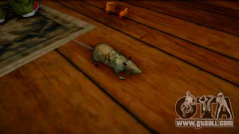 Rat attack at CJ's house for GTA San Andreas
