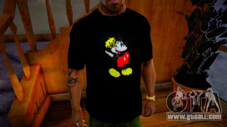 XXXTENTACION Mickey T-shirt for GTA San Andreas
