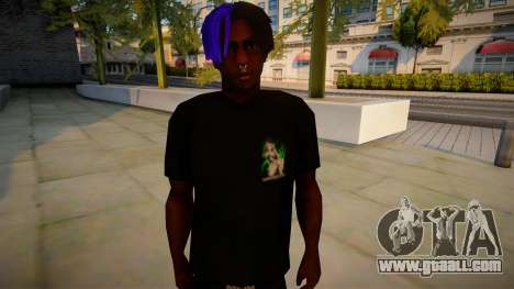 A young guy with a fashionable hairstyle for GTA San Andreas