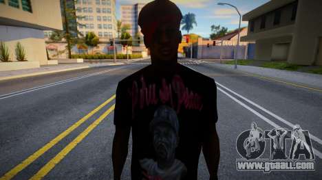 Fashionable guy in a T-shirt for GTA San Andreas