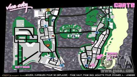 HQ map GTA VC for GTA Vice City
