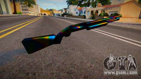 Iridescent Chrome Weapon - Chromegun for GTA San Andreas