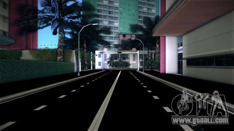 Black Road Mod for GTA Vice City