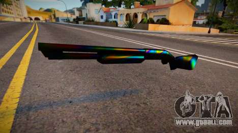 Iridescent Chrome Weapon - Chromegun for GTA San Andreas