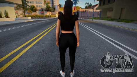 Fashionable girl in black for GTA San Andreas