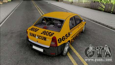 Dacia Logan Speed Taxi for GTA San Andreas