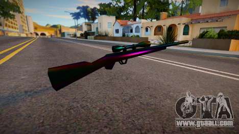 Iridescent Chrome Weapon - Sniper for GTA San Andreas