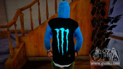 Monster Energy Hoodie for GTA San Andreas