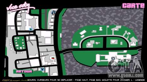 HQ map GTA VC for GTA Vice City