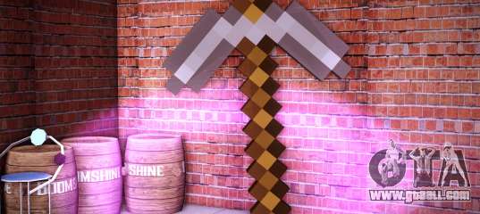 Stone pickaxe for GTA Vice City