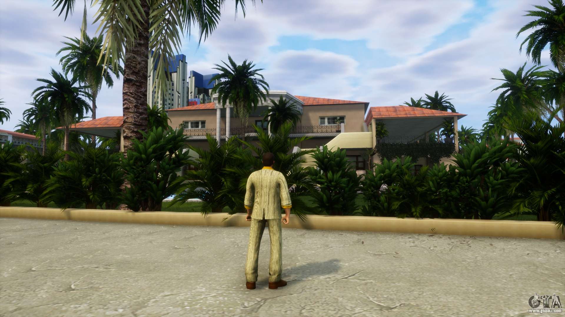 FC Seer sucker suit gold for GTA Vice City Definitive Edition
