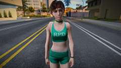 RE0 HD Rebecca Chambers Basketball Outfit for GTA San Andreas