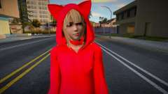 Girl in red suit for GTA San Andreas